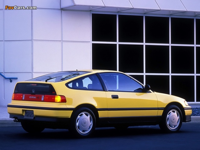 Pictures of Honda Civic CRX 1988–91 (640 x 480)