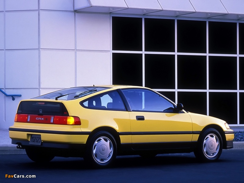 Pictures of Honda Civic CRX 1988–91 (800 x 600)