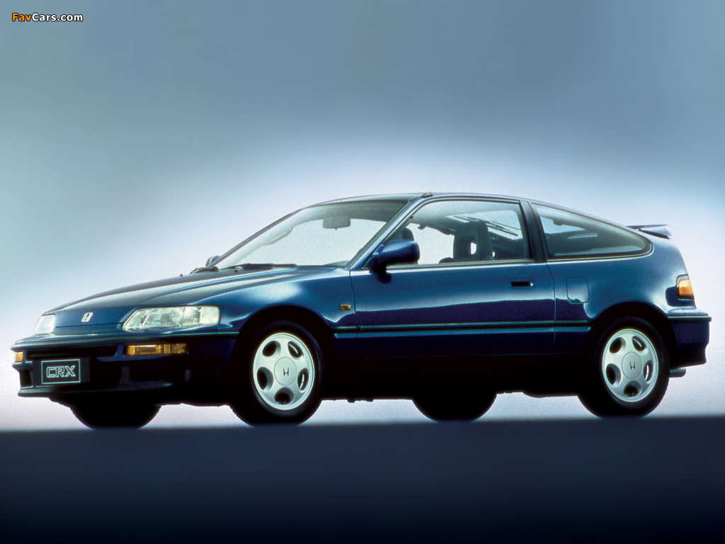 Honda Civic CRX 1988–91 wallpapers (1024 x 768)