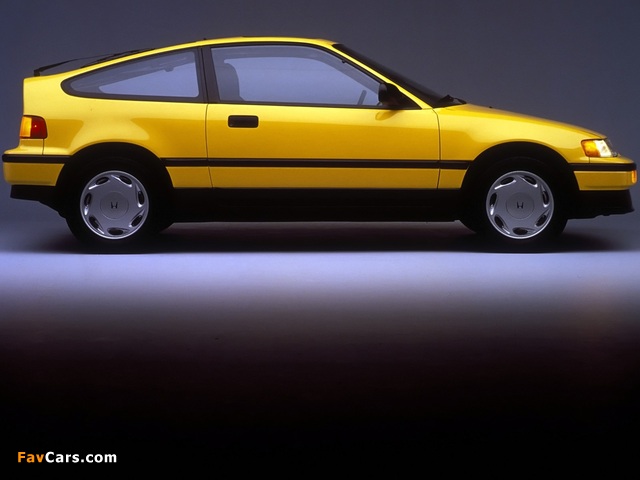 Honda Civic CRX 1988–91 wallpapers (640 x 480)