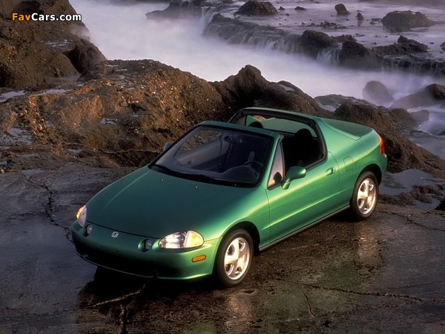 Honda Civic del Sol Si 1993–97 pictures (640 x 480)