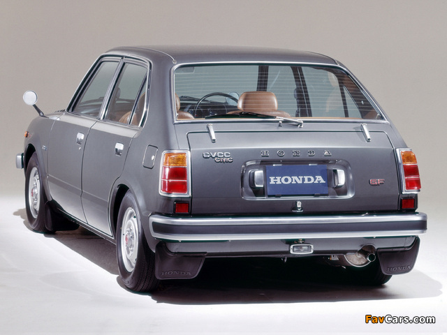 Honda Civic 4-door 1976–78 wallpapers (640 x 480)