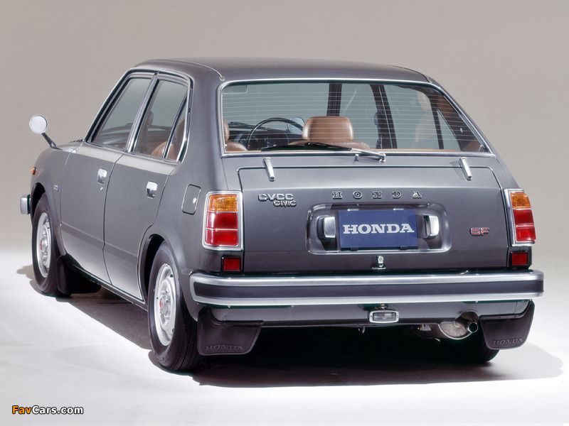 Honda Civic 4-door 1976–78 wallpapers (800 x 600)