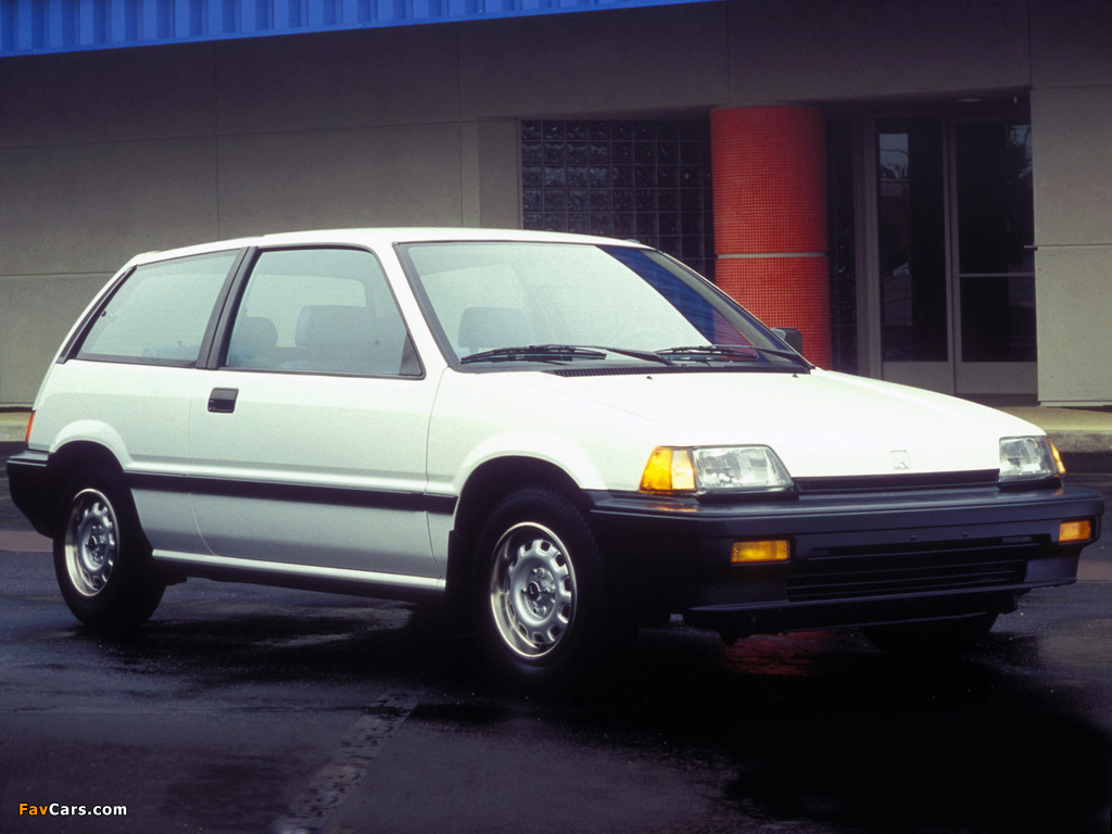 Honda Civic Hatchback US-spec 1983–87 photos (1024 x 768)