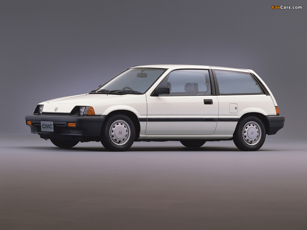 Honda Civic Hatchback 1983–87 photos (1024 x 768)