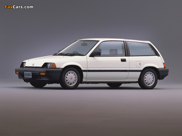 Honda Civic Hatchback 1983–87 photos (640 x 480)