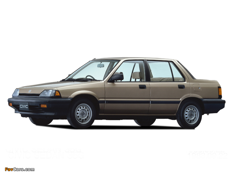Honda Civic Sedan 1983–87 pictures (800 x 600)