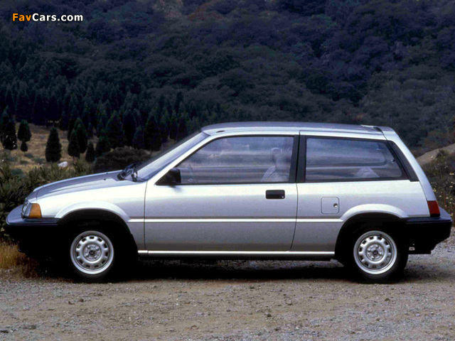 Honda Civic Hatchback US-spec 1983–87 wallpapers (640 x 480)