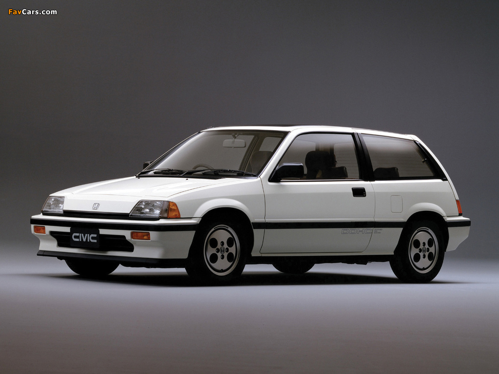 Honda Civic Si 1984–87 images (1024 x 768)