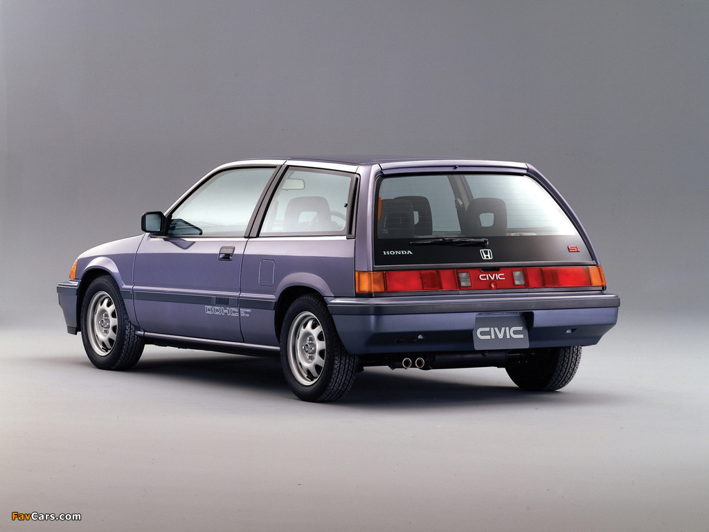 Honda Civic Si 1984–87 pictures (1024 x 768)
