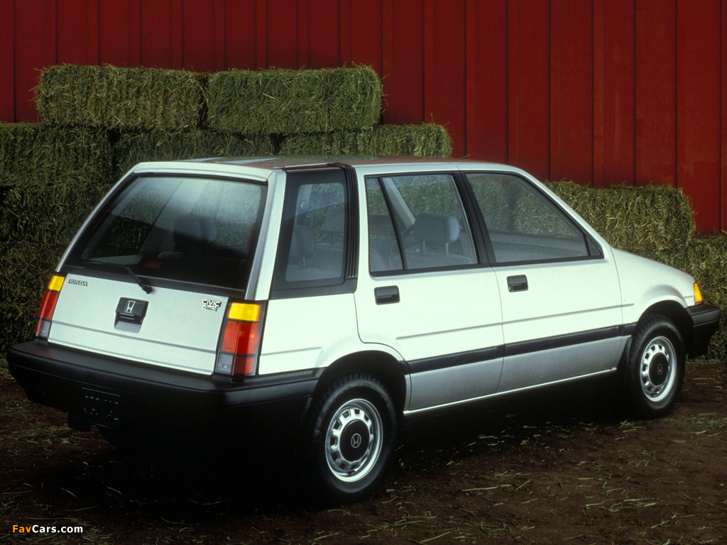 Honda Civic Wagon 1984–87 wallpapers (1024 x 768)