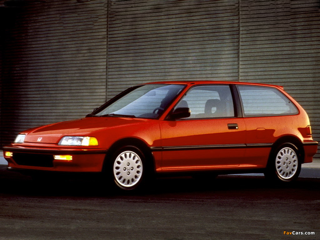 Honda Civic Hatchback US-spec (EF) 1988–91 images (1024 x 768)