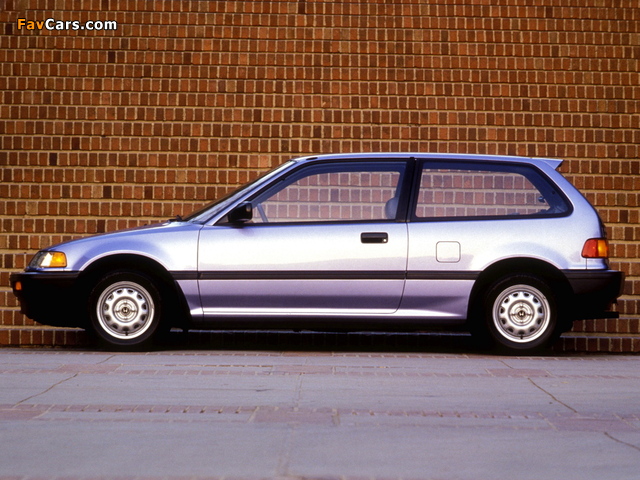 Honda Civic Hatchback US-spec (EF) 1988–91 photos (640 x 480)