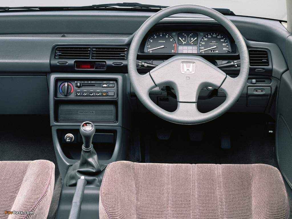 Honda Civic Sedan (EF) 1988–91 photos (1024 x 768)