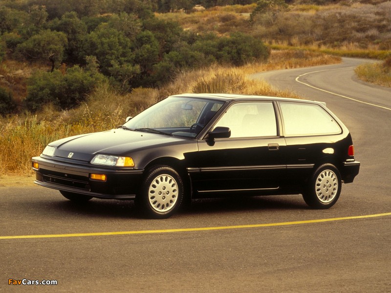 Honda Civic Hatchback US-spec (EF) 1988–91 pictures (800 x 600)