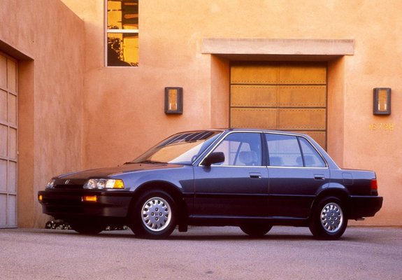 Honda Civic Sedan US-spec (EF) 1988–91 wallpapers