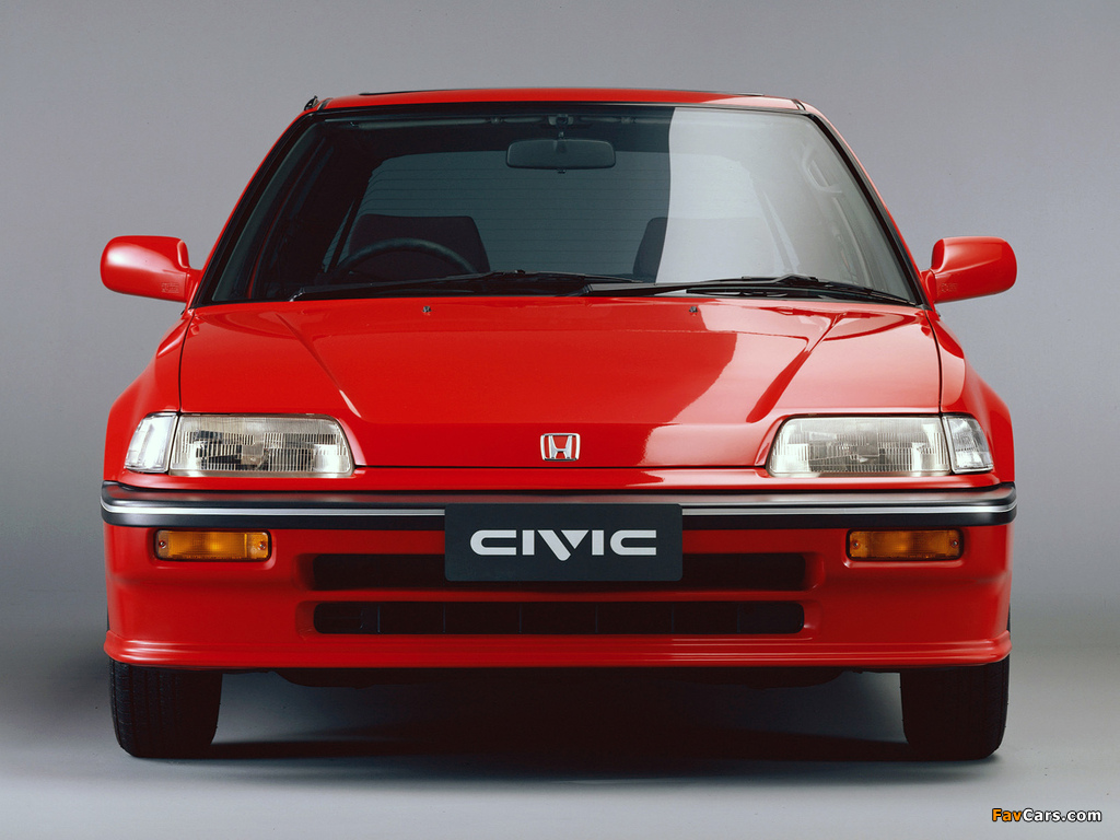 Honda Civic Hatchback (EF) 1988–91 wallpapers (1024 x 768)