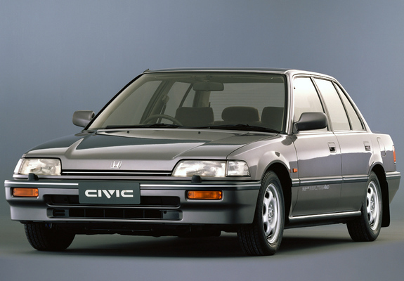 Honda Civic Sedan (EF) 1988–91 wallpapers