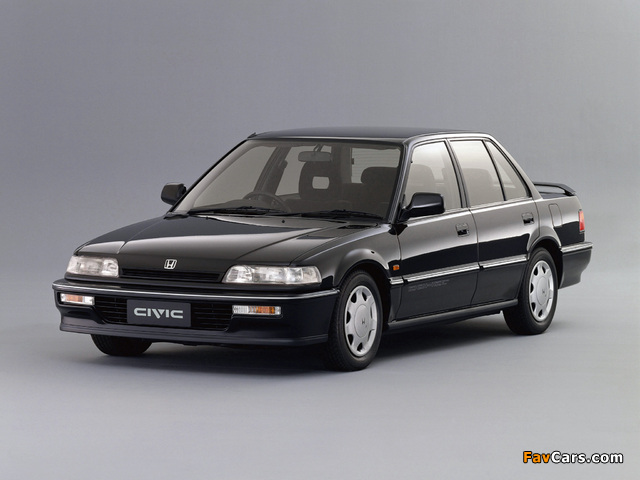 Honda Civic Si Sedan (EF) 1989–91 pictures (640 x 480)