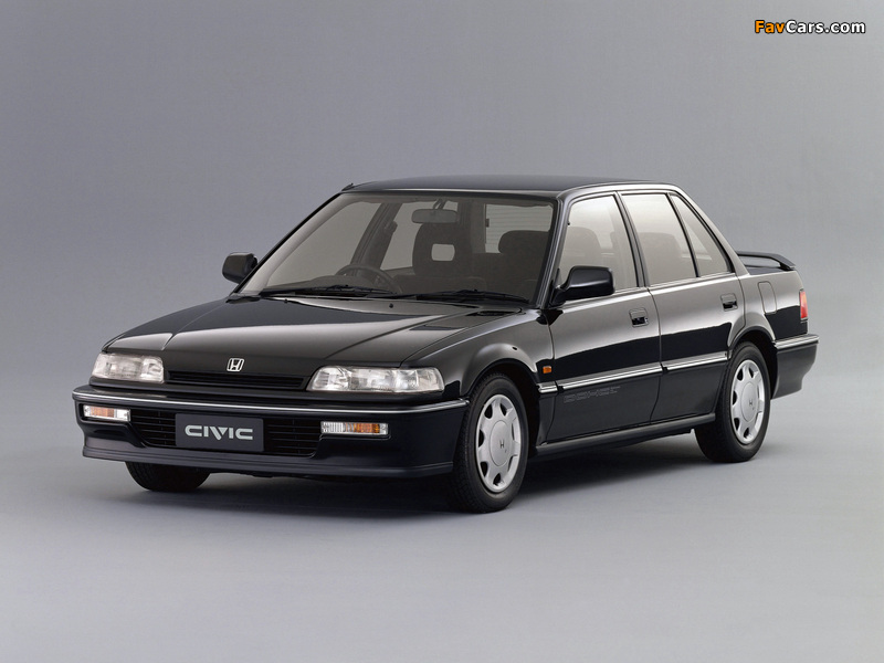 Honda Civic Si Sedan (EF) 1989–91 pictures (800 x 600)