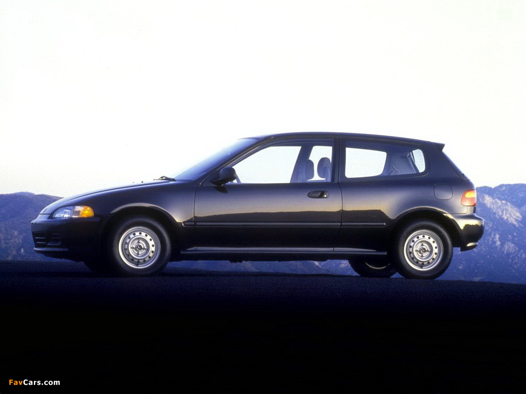 Honda Civic Hatchback US-spec (EG) 1991–95 images (1024 x 768)