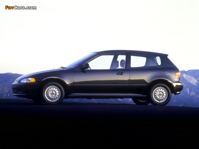 Honda Civic Hatchback US-spec (EG) 1991–95 images (640 x 480)