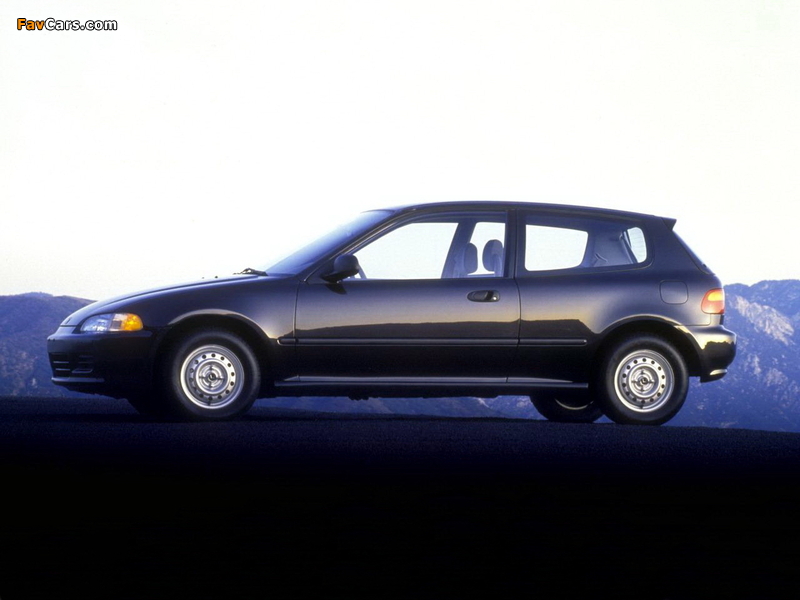 Honda Civic Hatchback US-spec (EG) 1991–95 images (800 x 600)