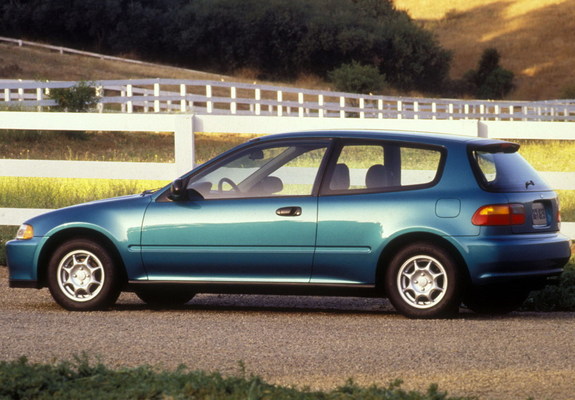 Honda Civic Hatchback US-spec (EG) 1991–95 photos