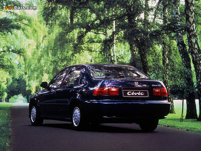 Honda Civic Sedan (EG) 1991–95 photos (640 x 480)