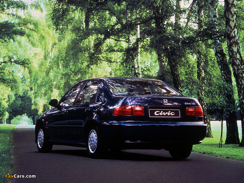 Honda Civic Sedan (EG) 1991–95 photos (800 x 600)