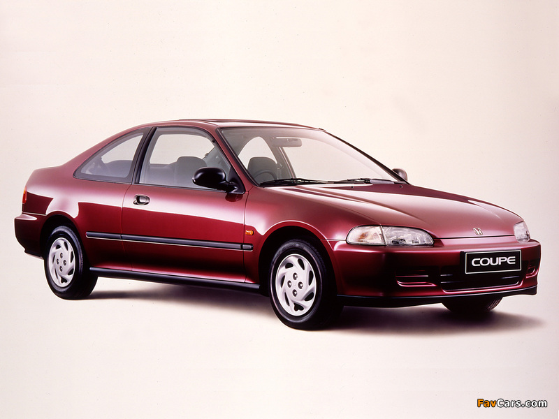 Honda Civic Coupe (EJ1) 1993–95 photos (800 x 600)