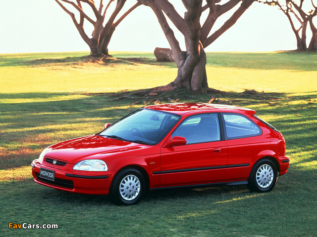 Honda Civic VTi Hatchback (EK3) 1995–2000 pictures (640 x 480)