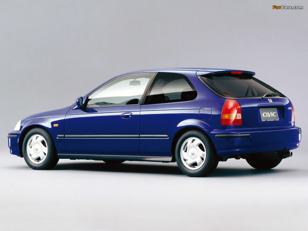 Honda Civic VTi Hatchback (EK3) 1995–2000 pictures (1024 x 768)