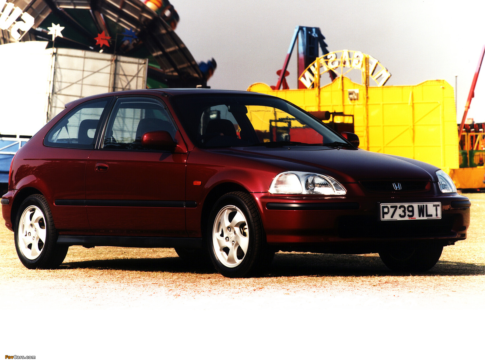 Honda Civic Hatchback UK-spec (EK) 1995–2001 wallpapers (1600 x 1200)