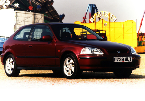 Honda Civic Hatchback UK-spec (EK) 1995–2001 wallpapers