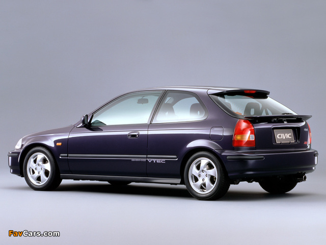 Honda Civic SiR-II Hatchback (EK4) 1995–97 wallpapers (640 x 480)