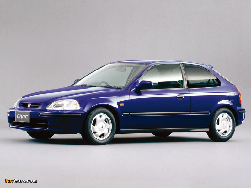 Honda Civic VTi Hatchback (EK3) 1995–2000 wallpapers (800 x 600)