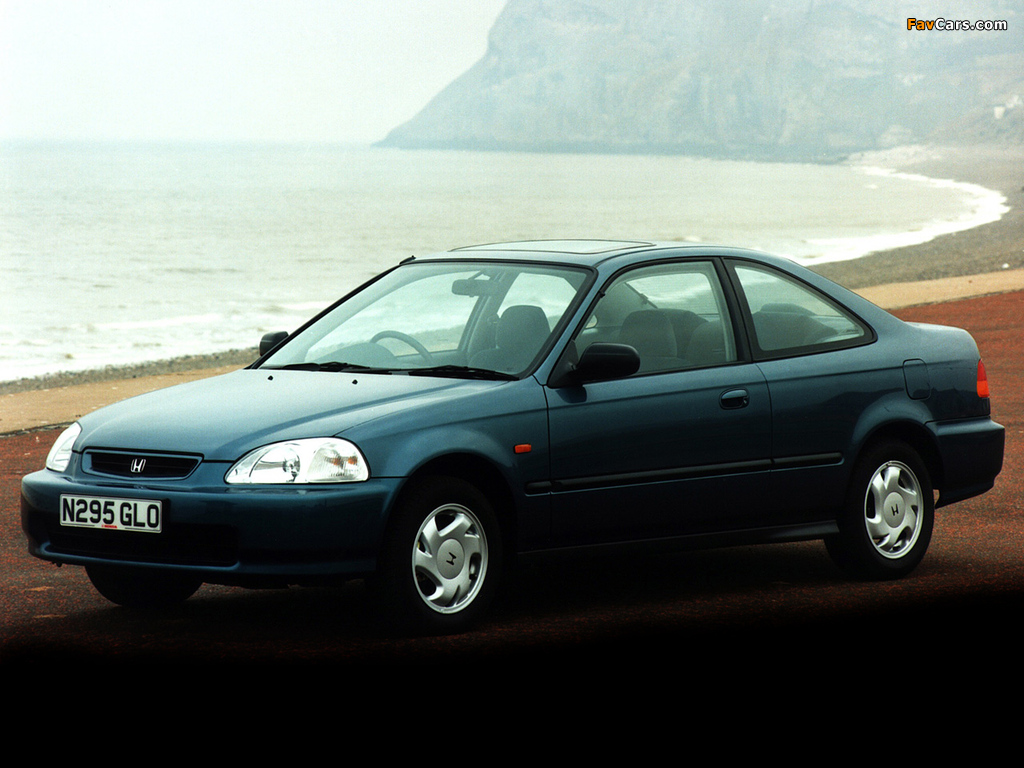 Honda Civic Coupe UK-spec (EJ7) 1996–2000 images (1024 x 768)