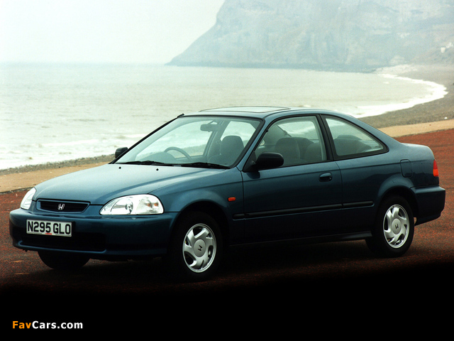 Honda Civic Coupe UK-spec (EJ7) 1996–2000 images (640 x 480)