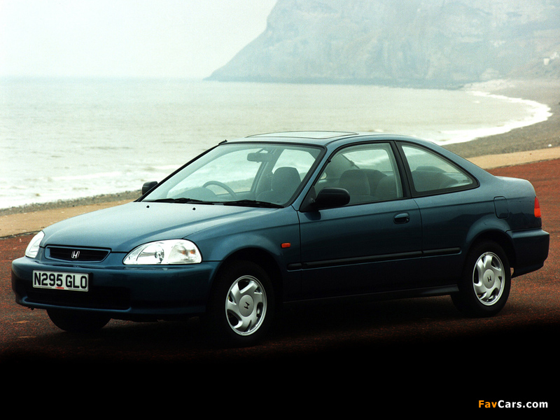 Honda Civic Coupe UK-spec (EJ7) 1996–2000 images (800 x 600)