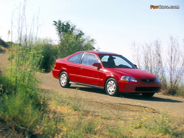 Honda Civic Coupe (EJ7) 1996–2000 photos (640 x 480)