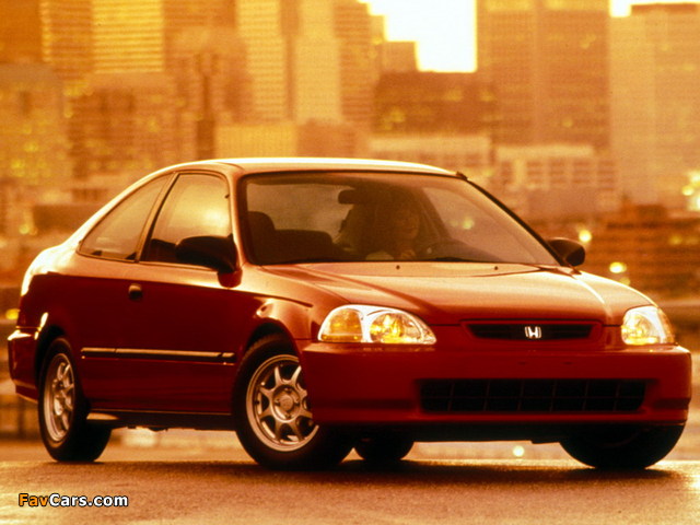 Honda Civic Coupe (EJ7) 1996–2000 pictures (640 x 480)