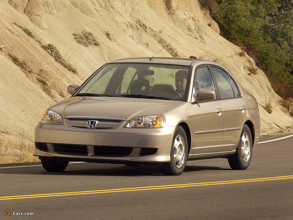 Honda Civic Hybrid US-spec (ES9) 2001–03 images (1024 x 768)