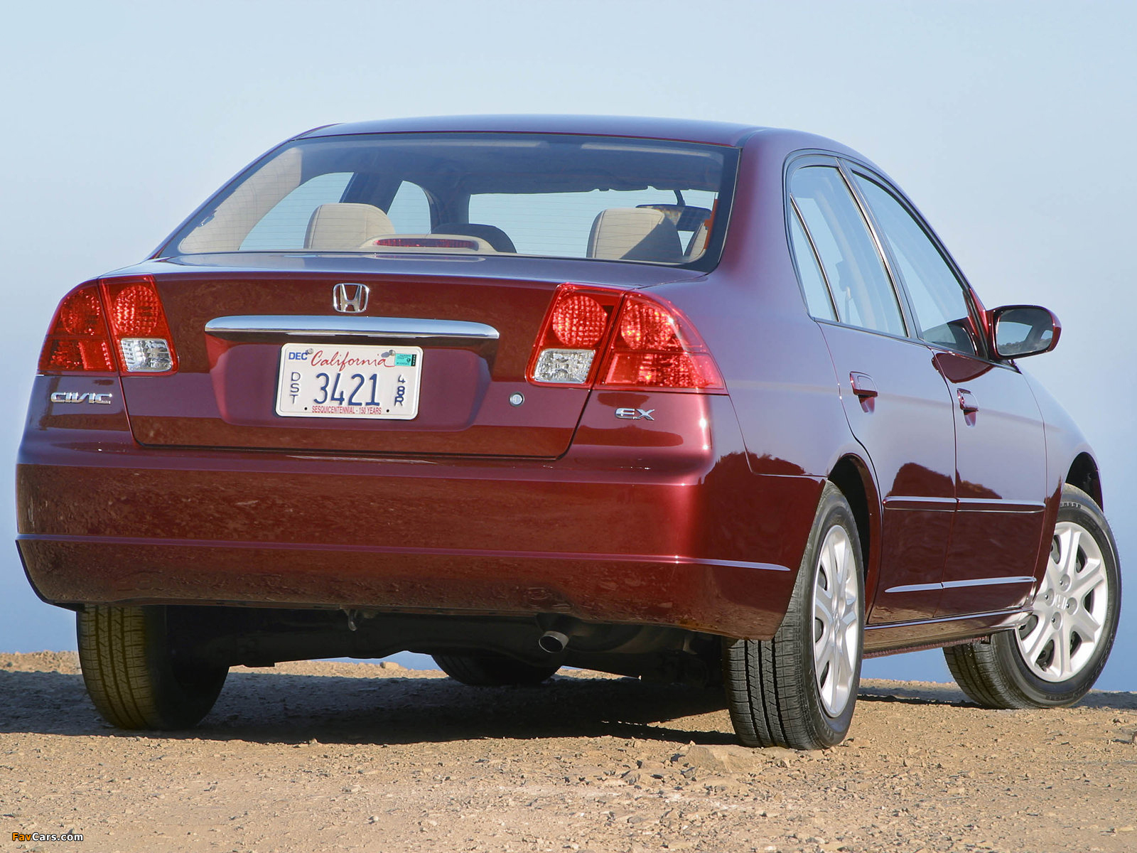 Honda Civic Sedan US-spec 2001–03 images (1600 x 1200)