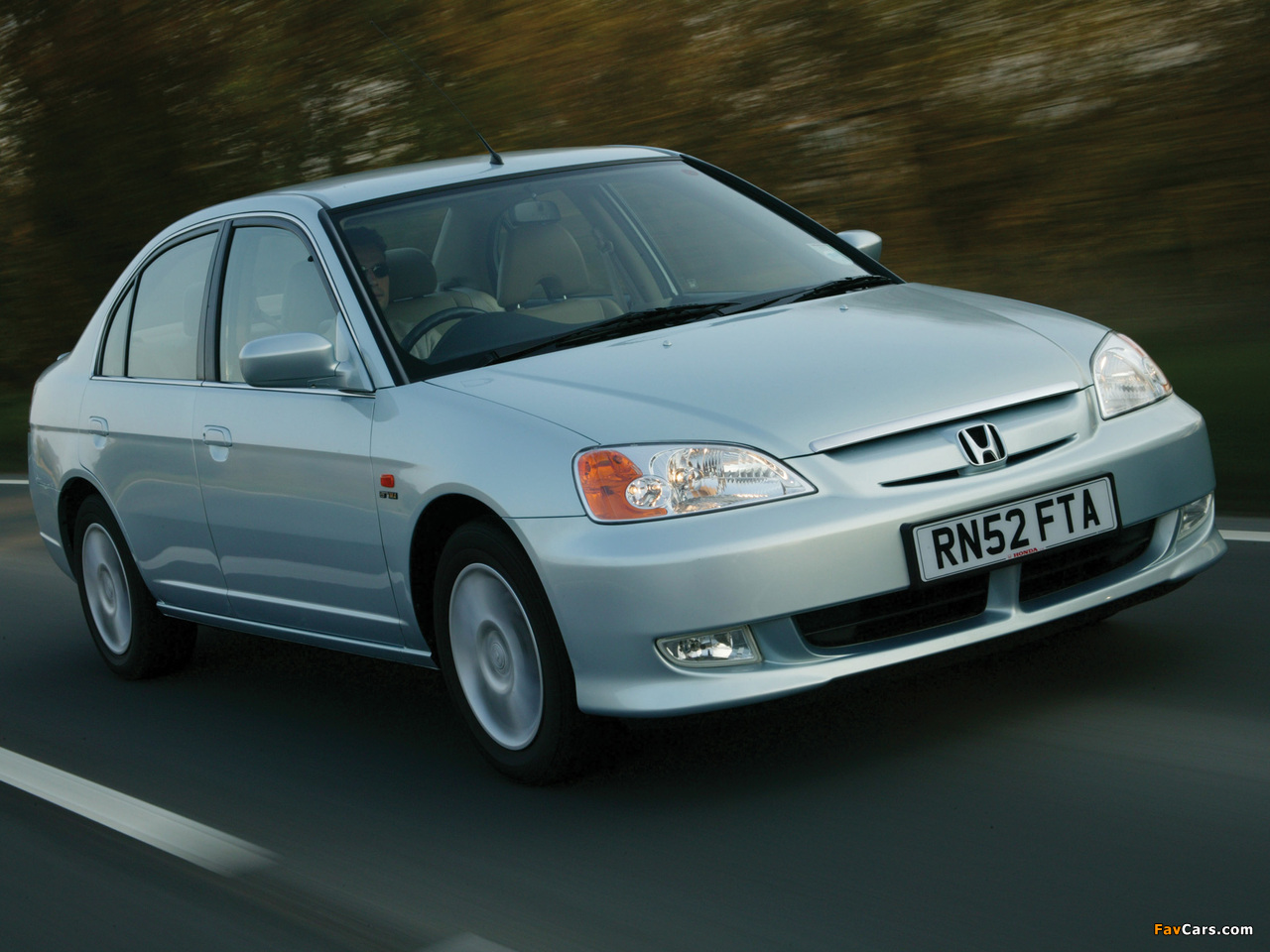 Honda Civic Sedan UK-spec 2001–03 photos (1280 x 960)
