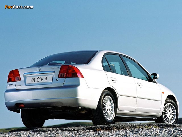 Honda Civic Sedan 2001–03 photos (640 x 480)