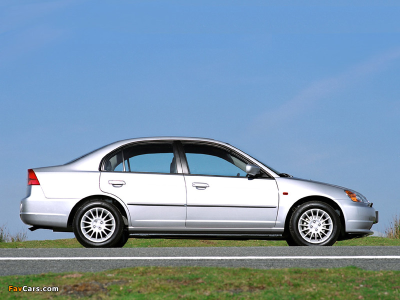 Honda Civic Sedan 2001–03 photos (800 x 600)