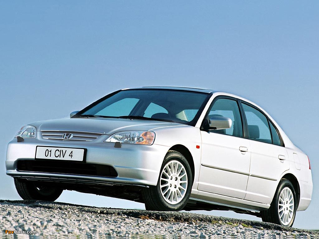 Honda Civic Sedan 2001–03 photos (1024 x 768)
