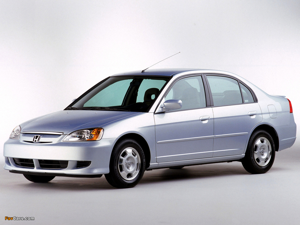 Honda Civic Hybrid US-spec (ES9) 2001–03 photos (1024 x 768)