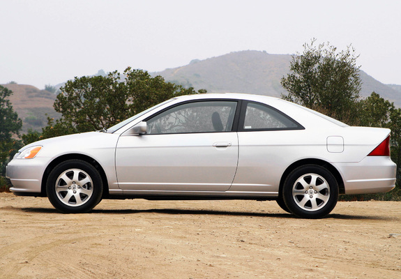 Honda Civic Coupe US-spec 2001–03 photos